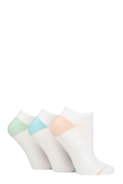3 Pair Cushion Bamboo Sports Trainer Socks Women's - Glenmuir