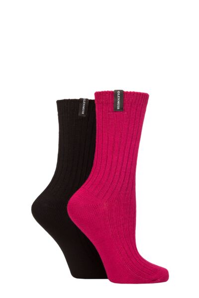 Women's 2 Pair Glenmuir Light Cushioned Bamboo Boot Socks