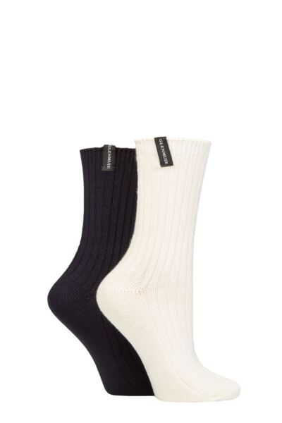 Women's 2 Pair Glenmuir Light Cushioned Bamboo Boot Socks