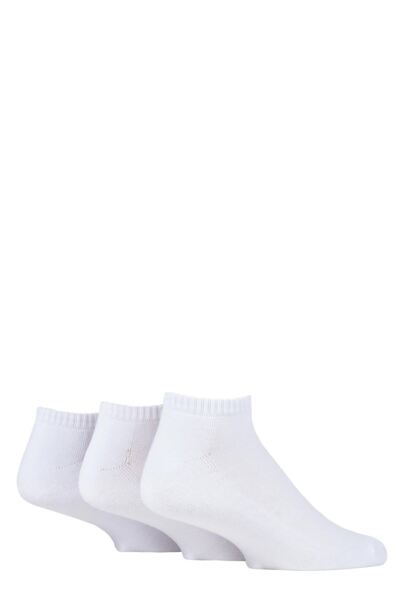 3 Pair Bamboo Half Cushioned Sports Socks Men's - Glenmuir