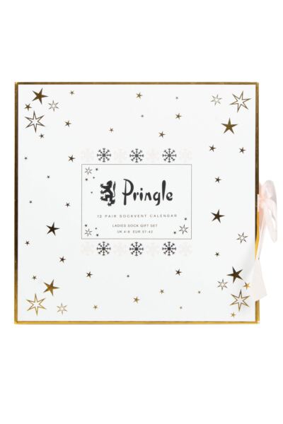 Women's 12 Pair Pringle Sockvent Christmas Advent Calendar