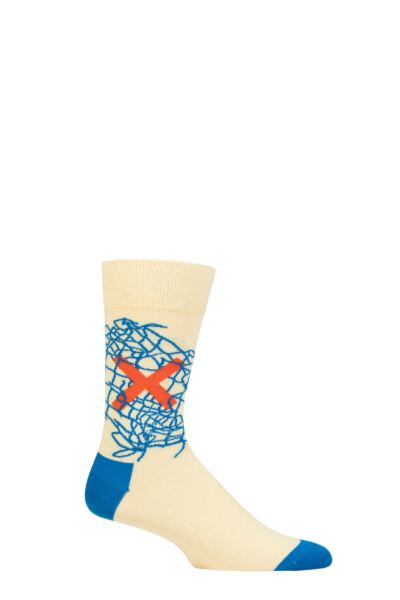 Mens and Women's 1 Pair Happy Socks No Ghost Fishing Gear Socks