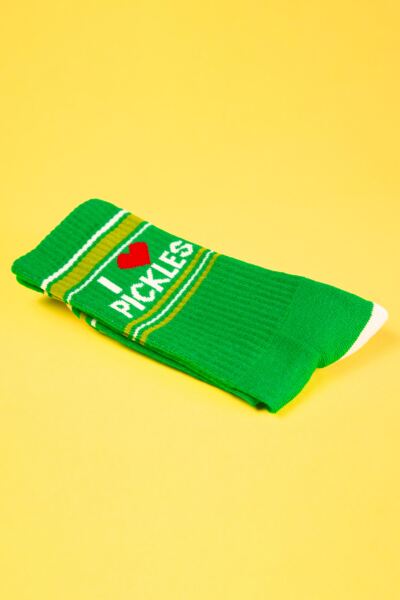 Gumball Poodle 1 Pair I Love Pickles Cotton Socks