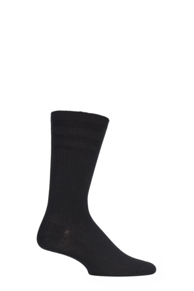 1 Pair Extra Wide Bamboo Softop Socks Men's - HJ Hall
