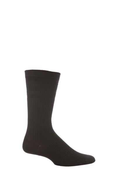 1 Pair Extra Wide Cotton Softop Socks Men's - HJ Hall