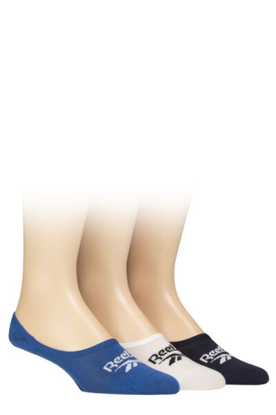 Mens and Women's 3 Pair Reebok Essentials Cotton Ped Socks
